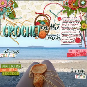 Crochet on the beach