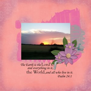 Psalm 24:1