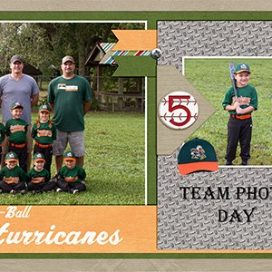 T-ball Hurricanes fall 2017