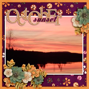 October-sunset