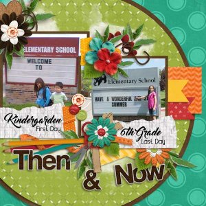 First and Last Day Photos - Mixed It Up October 2017 Challenge