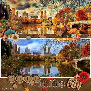 Fall in the city