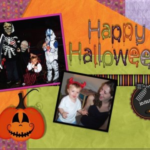 Halloween 2009 - October 2017 Back It Up Challenge