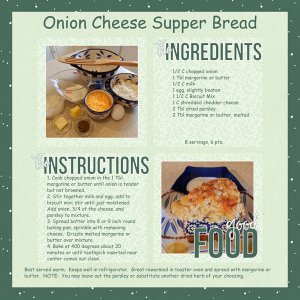 Onion Cheese Supper Bread