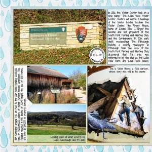 Johnstown Flood National Memorial, left