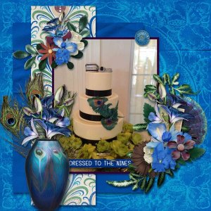 Peacock Wedding Cake