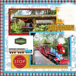 Train Ride at the Columbus Zoo, left side
