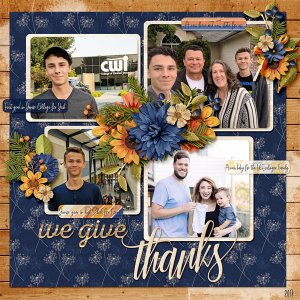 We Give Thanks