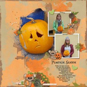 our sad pumpkin