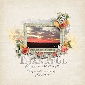 Thankful-Joy Cometh in the Morning