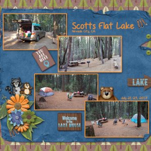 camping in tents