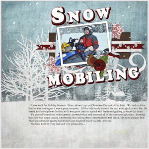 Snowmobiling