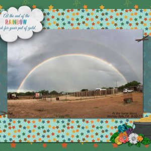Rainbow in Texas