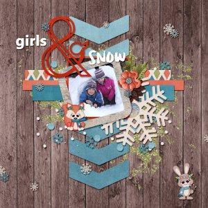 girls and snow