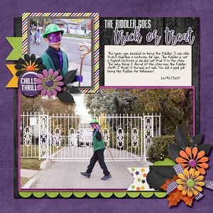The Riddler Goes Trick or Treat