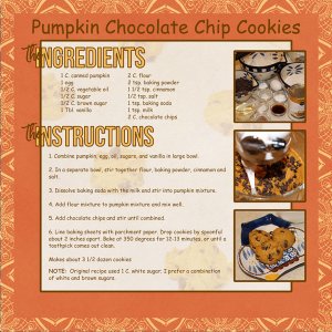 Pumpkin Chocolate Chip Cookies