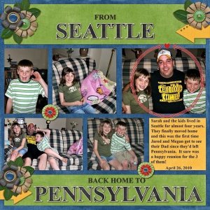 Home to Pennsylvania