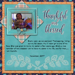 Thankful and Blessed