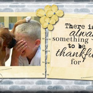 Something to be Thankful For