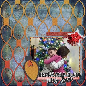 christmas glows with love