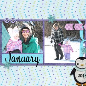 January Calendar Topper