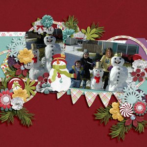 Kids and Snow People