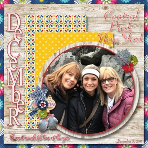 December with my sisters
