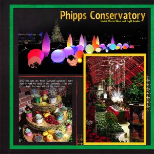 Winter Flower Show + Light Garden, left side