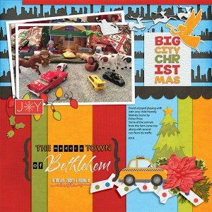 The Modern town of Bethlehem- toddler style