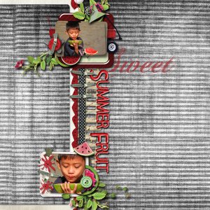 Sweet summer fruit