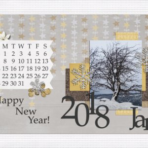 Jan 2018 calendar