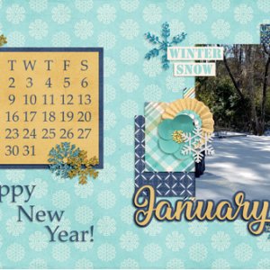 Jan 2018 Desktop Calendar
