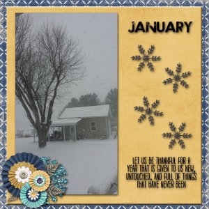 January A Year of Blessings Challange