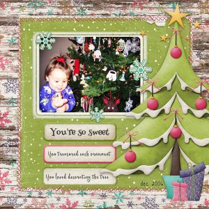 decorating the tree