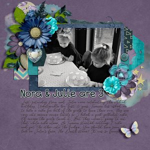 Nora and Julie are 3
