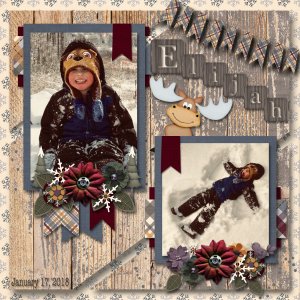 Elijah in the snow