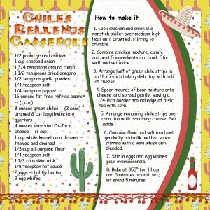 Chiles Rellenos Casserole