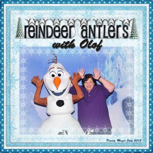 Disney Magic Olaf Reindeer Antlers 7-2015