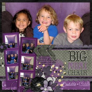 BIG Purple Chair