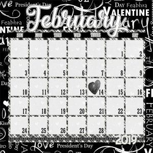 February 2019 Calendar
