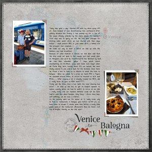 Venice to Balogna