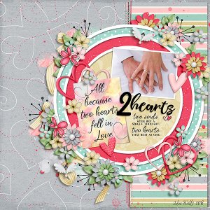2 hearts