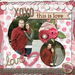 Recipe Challange February Used kit Sweetest Love by Pixelily