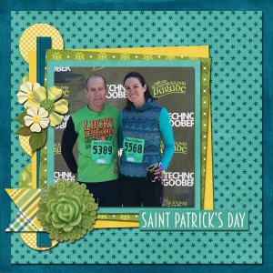 February Template challange#2 Kit #2017 March by Connie Prince