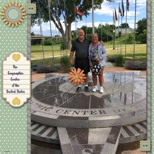 The Geo Center of the US