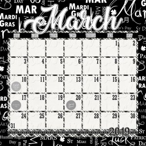 March 2019 Calendar