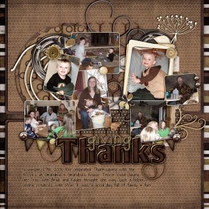 Giving Thanks
