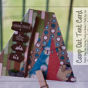 Camp Out Tent Card