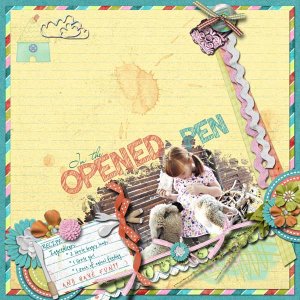 Opened pen