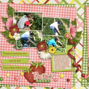 Strawberry Pickin'-left